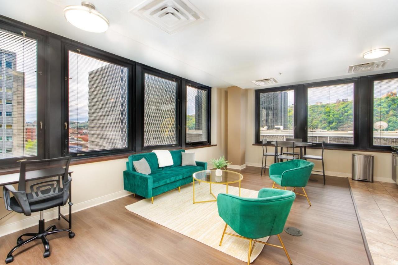 Luxe City Views Prime Location 24-7 Parking Gym Lounge Pittsburgh Buitenkant foto